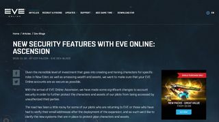 
                            2. New Security Features With EVE Online: Ascension | EVE Online