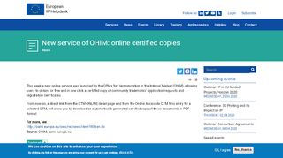 
                            9. New service of OHIM: online certified copies | European Union IP ...