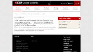 
                            11. New SGX Securities Settlement Cycle | DBS Vickers Online ...