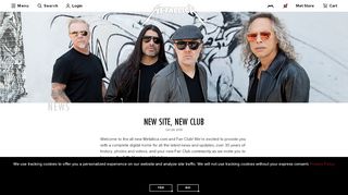 
                            4. New Site, New Club | Metallica.com