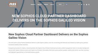 
                            12. New Sophos Cloud Partner Dashboard Delivers on the Sophos ... - NSS