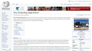 
                            13. New Technology High School - Wikipedia