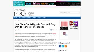 
                            6. New TimeFox Widget Is Fast and Easy Way to Handle Timesheets ...