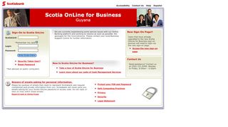 
                            1. New to Scotia OnLine for Business? - Scotiabank