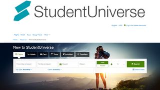 
                            3. New to StudentUniverse | StudentUniverse