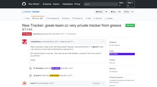 
                            7. New Tracker: greek-team.cc very private tracker from greece · Issue ...