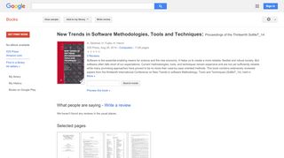 
                            13. New Trends in Software Methodologies, Tools and ...