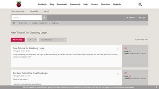 
                            1. New Tutorial for Disabling Login. - Raspberry Pi Forums