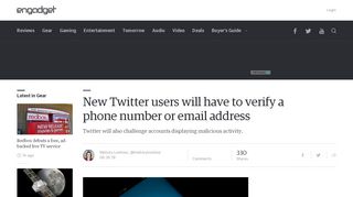
                            7. New Twitter users will have to verify a phone number or email address