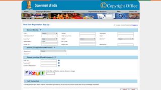
                            4. New User Registration :: Copyright Office