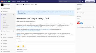 
                            1. New users can't log in using LDAP (#813) · Issues · GitLab.org / GitLab ...