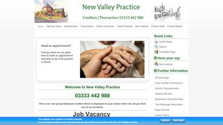 
                            9. New Valley Practice - Information about the doctors surgery opening ...