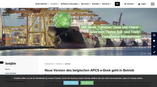 
                            9. New version of Belgium APCS e-desk will come into use | mic-cust.com