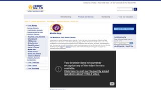 
                            2. New Waterford Credit Union - Mobile App