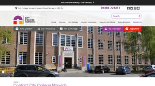 
                            4. New Website - City College Norwich