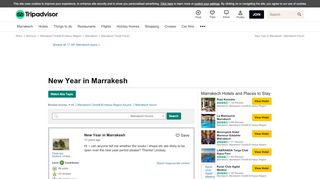 
                            12. New Year in Marrakesh - Marrakech Message Board - TripAdvisor