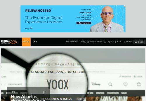 
                            10. New Yoox apparel brand merges AI with customer data to inform the ...