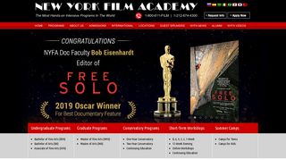 
                            2. New York Film Academy | Acting, Photography, & Film School