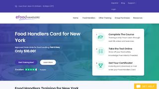 
                            13. NEW YORK Food Handlers Card | eFoodhandlers® | $10