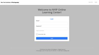 
                            1. New York Institute of Photography - Login
