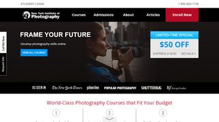 
                            3. New York Institute of Photography: Online Photography School