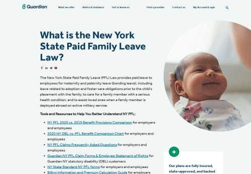 
                            9. New York State Paid Family Leave Law - Guardian Anytime