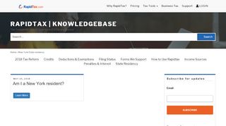 
                            10. New York State residency Archives - RapidTax | Knowledgebase
