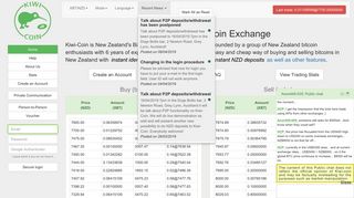 
                            11. New Zealand bitcoin exchange. Instantly buy and sell bitcoins in New ...