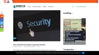 
                            6. New Zealand Exchange Cryptopia Hacked - Invest In ...