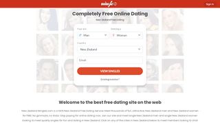 
                            5. New Zealand Free Dating - Mingle2