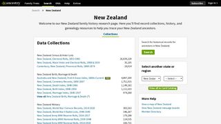 
                            3. New Zealand Genealogy & New Zealand Family History Resources ...