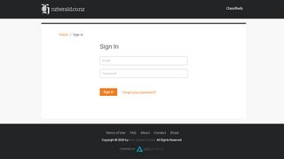 
                            7. New Zealand Herald Classifieds | Log in