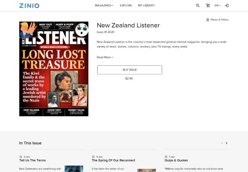 
                            11. New Zealand Listener subscription - Zinio