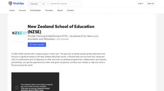 
                            9. New Zealand School of Education (NZSE) - StudySpy