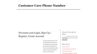 
                            5. New2sms.com Login, Sign Up / Register, Create Account | Customer ...