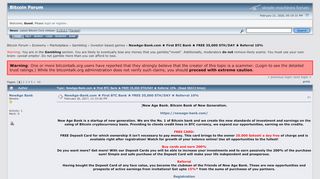 
                            2. NewAge-Bank.com First BTC Bank FREE 35,000 STH/DAY Referral 10 ...
