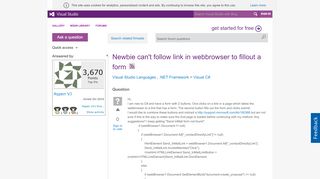 
                            11. Newbie can't follow link in webbrowser to fillout a form - MSDN ...