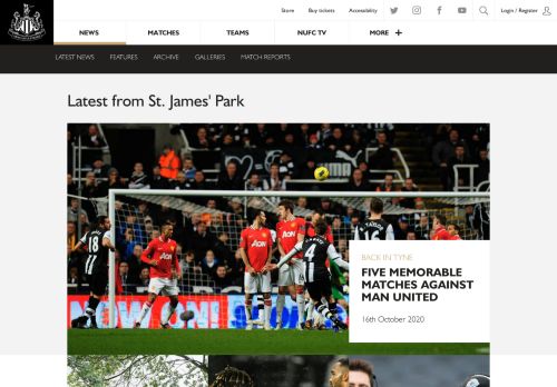 
                            6. Newcastle United - News