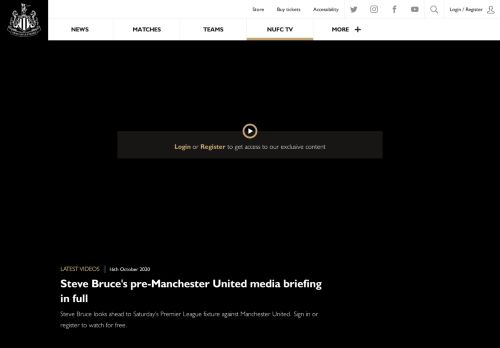 
                            10. Newcastle United - NUFC TV