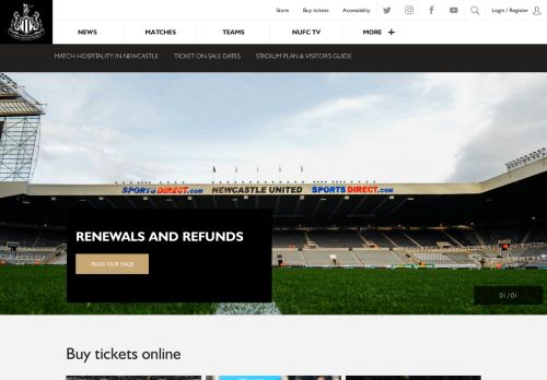 
                            3. Newcastle United - Tickets