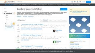 
                            6. Newest 'autohotkey' Questions - Stack Overflow