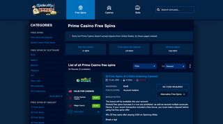
                            9. Newest Prime Casino Free Spins Bonuses - SpinMyBonus.com