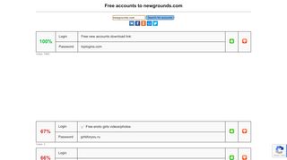 
                            8. newgrounds.com - free accounts, logins and passwords