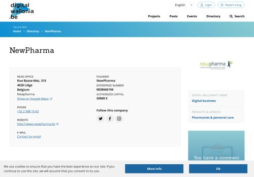 
                            13. NewPharma | DigitalWallonia.be