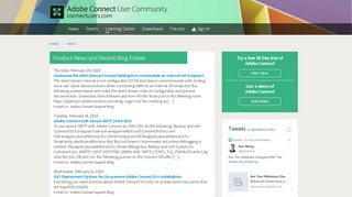 
                            13. News - Adobe Connect User Community