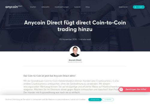 
                            10. News - Anycoin Direct fügt direct Coin-to-Coin trading hinzu | Anycoin ...