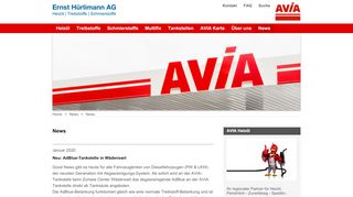 
                            8. News | AVIA Ernst Hürlimann AG