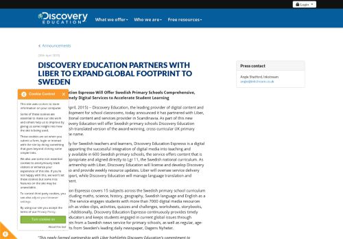 
                            11. News: Discovery Education partners with Liber to expand global ...