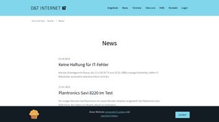 
                            11. News – D&T Internet GmbH