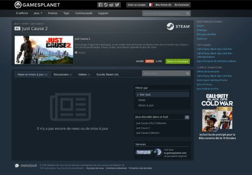 
                            7. News et mises à jour de [Just Cause 2] - Gamesplanet.com